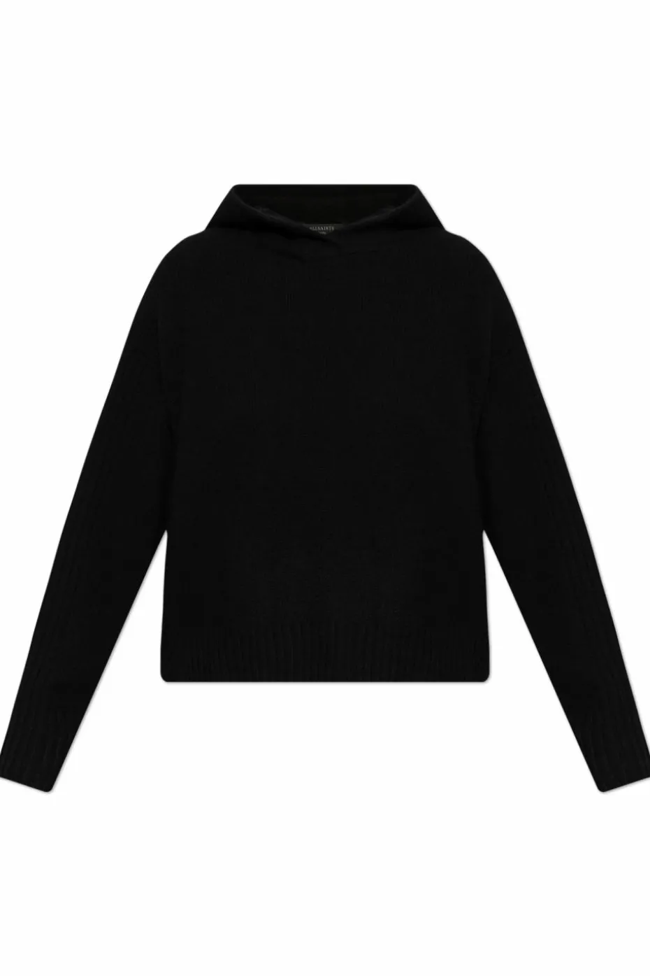 AllSaints BLACK Hooded Sweater Ines