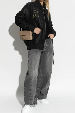AllSaints BLACK Jacket Bettie bomber style