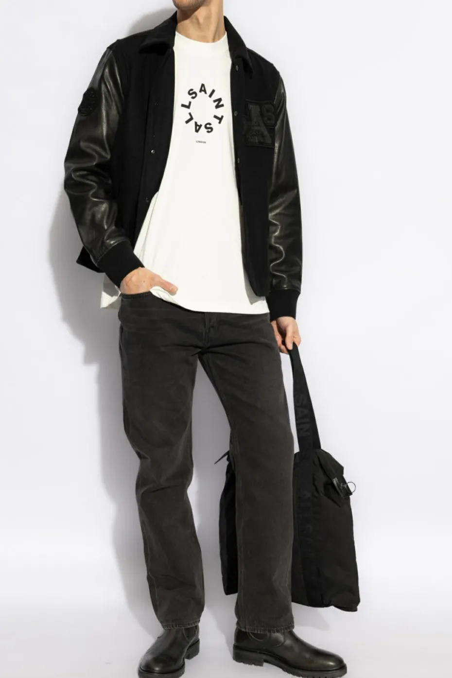 AllSaints BLACK Jacket Warrenton