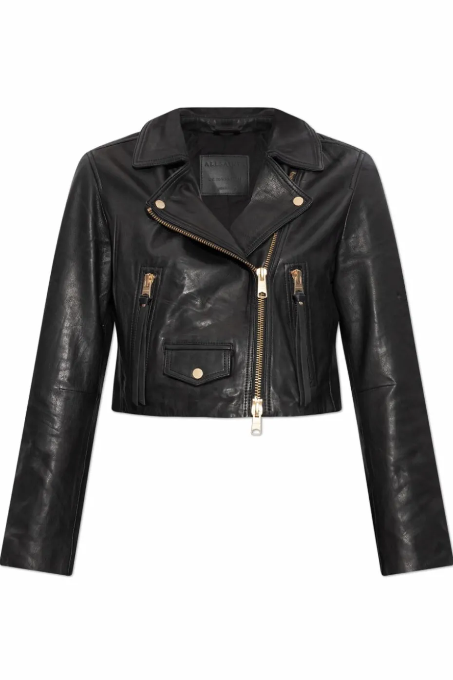 AllSaints BLACK Leather jacket "Elora"