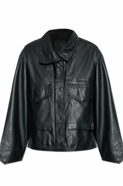 AllSaints BLACK Leather jacket