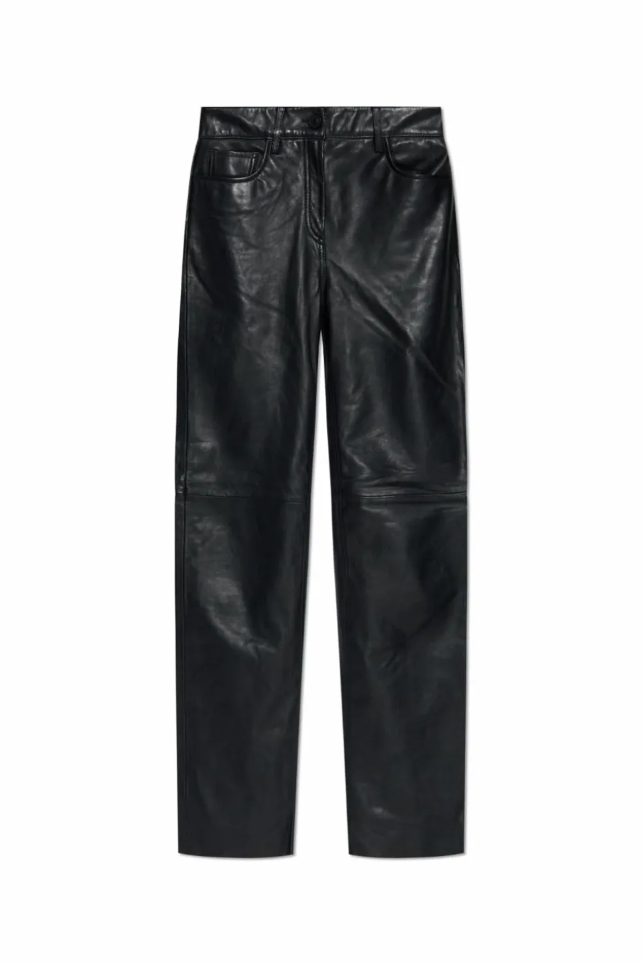AllSaints BLACK Leather pants Saige