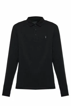 AllSaints BLACK Long sleeve polo Reform