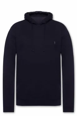AllSaints BLACK ‘Raven’ hooded sweatshirt