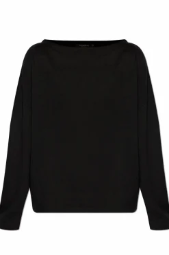 AllSaints BLACK ‘Rita’ long-sleeved top