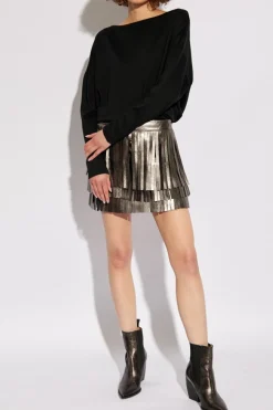 AllSaints BLACK ‘Rita’ long-sleeved top