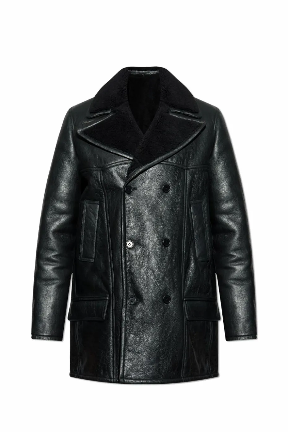 AllSaints BLACK Shearling Selkirk