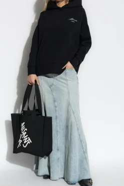 AllSaints BLACK "Shkull" sweatshirt
