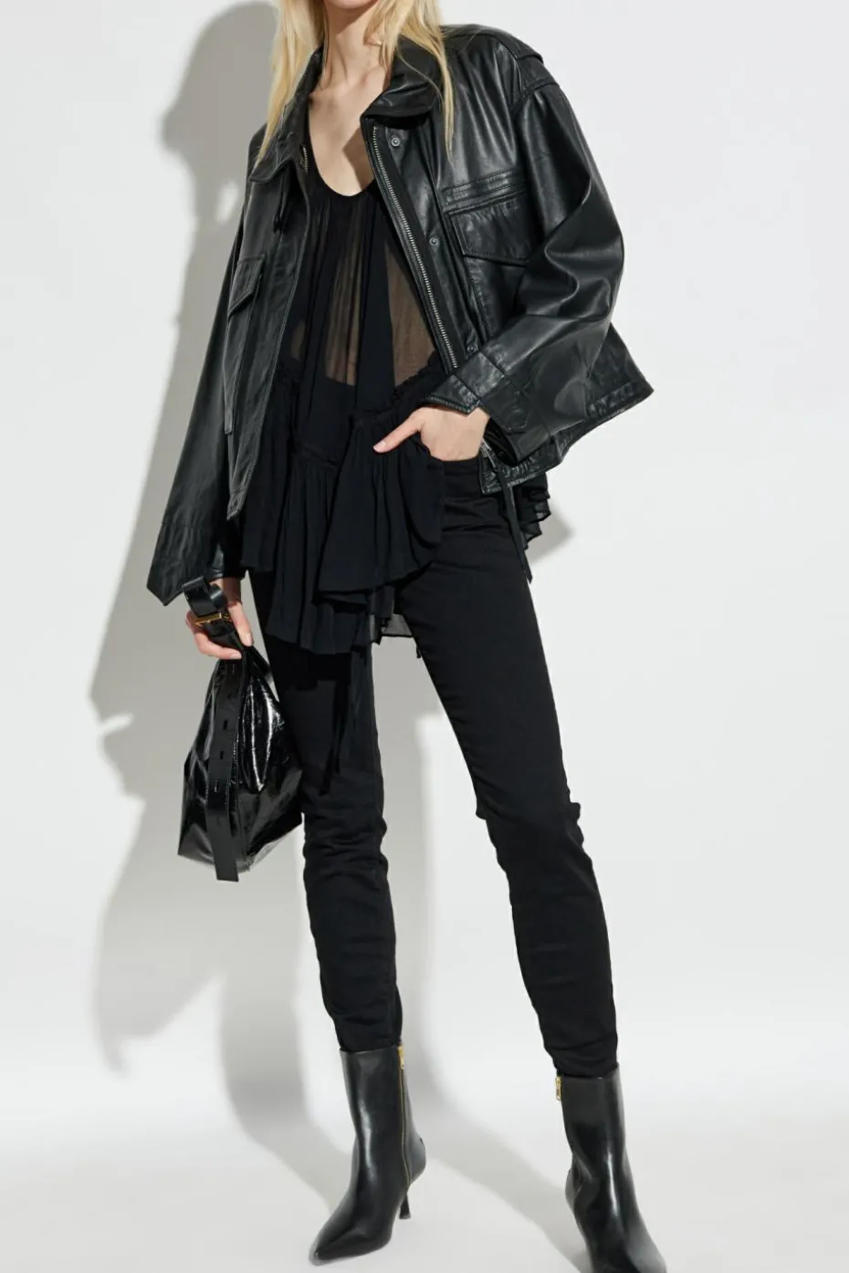 AllSaints BLACK Top Rach