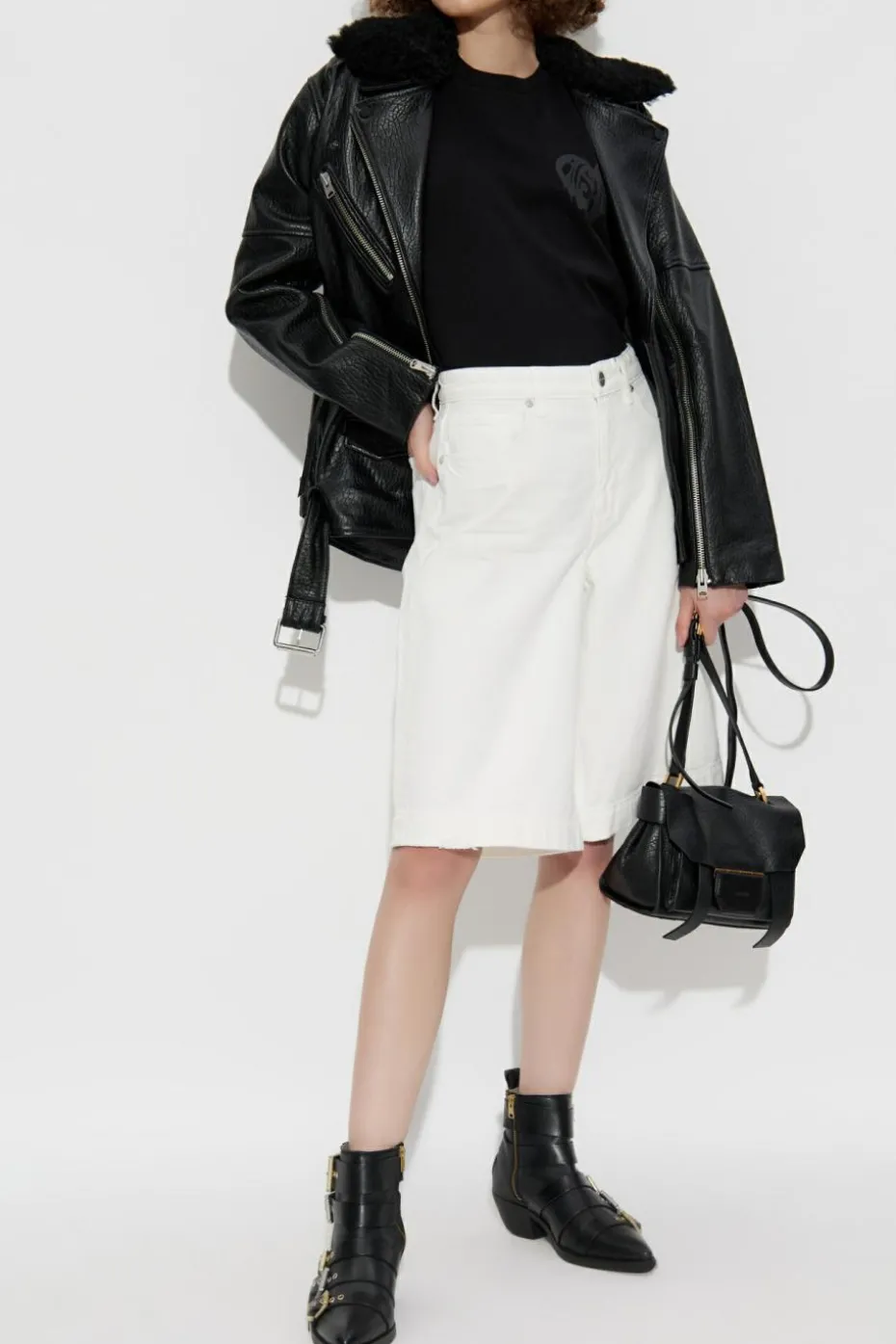 AllSaints BLACK T-shirt "Poster"