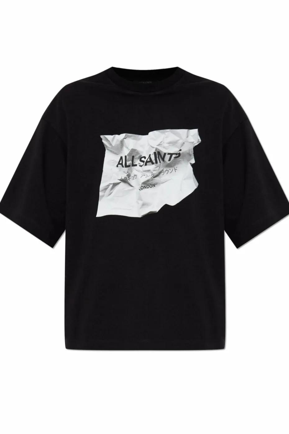AllSaints BLACK T-shirt "Scrunch"