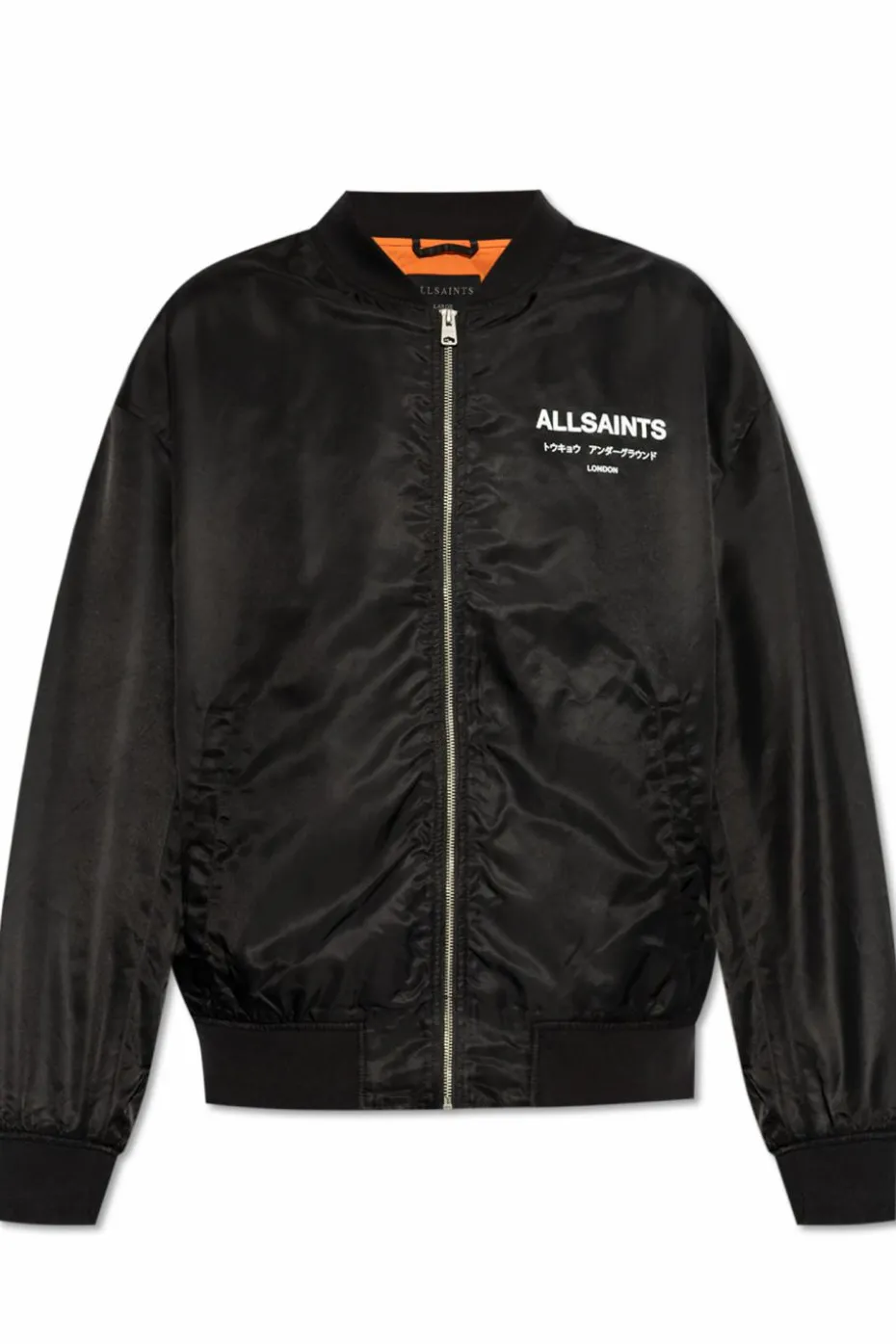AllSaints BLACK Underground bomber jacket