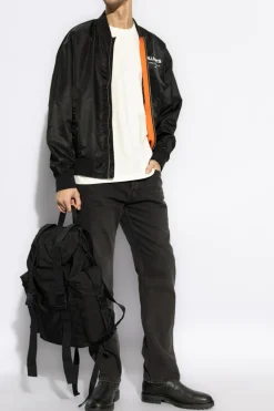 AllSaints BLACK Underground bomber jacket