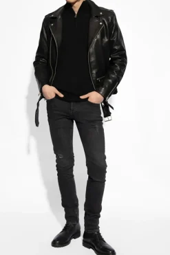 AllSaints BLACK 'Wick' biker jacket