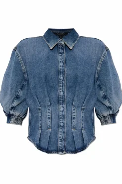 AllSaints BLUE Denim shirt "Nancy"