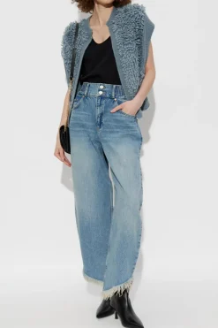 AllSaints BLUE Vest `Elias`