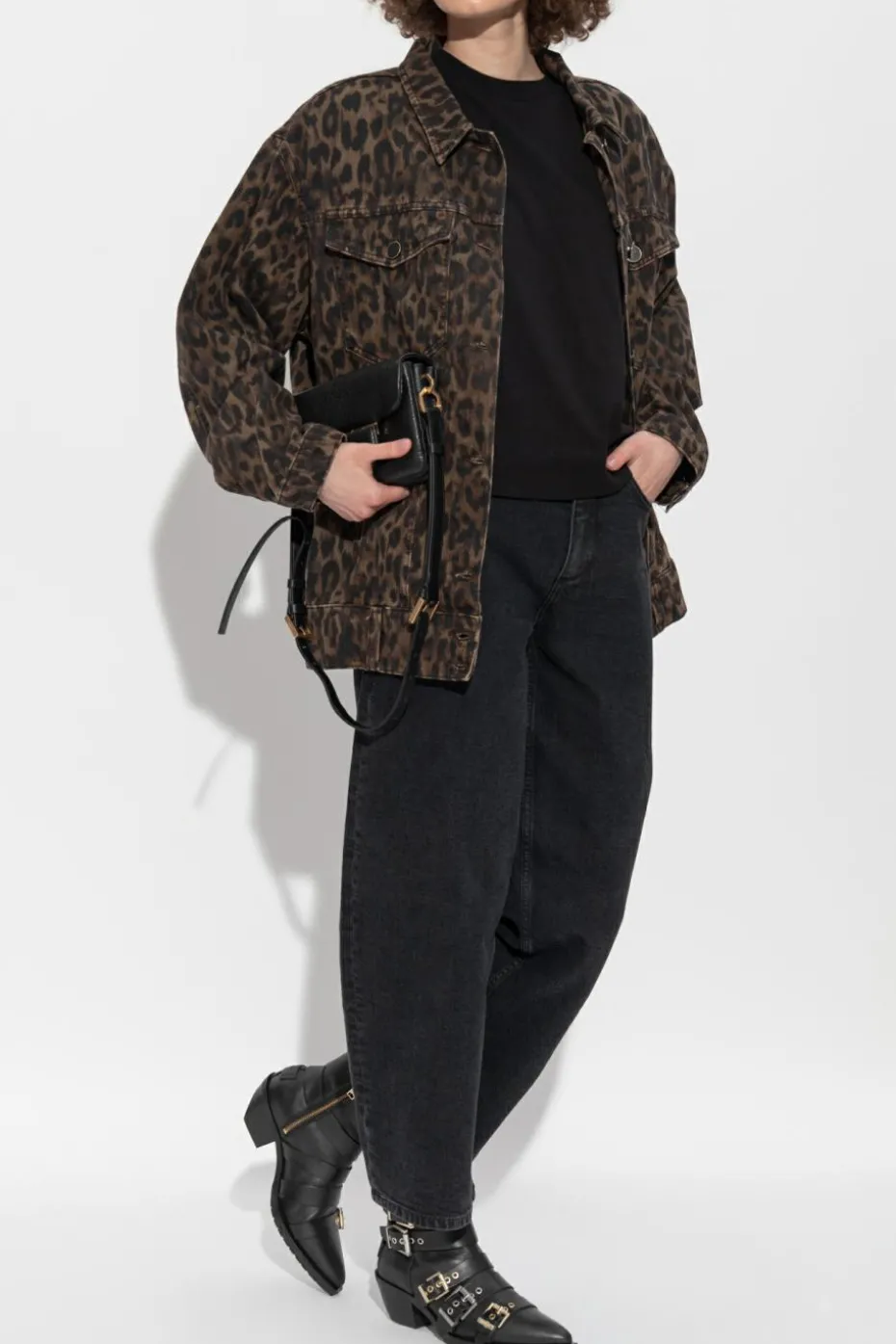 AllSaints BROWN "Willow" denim jacket