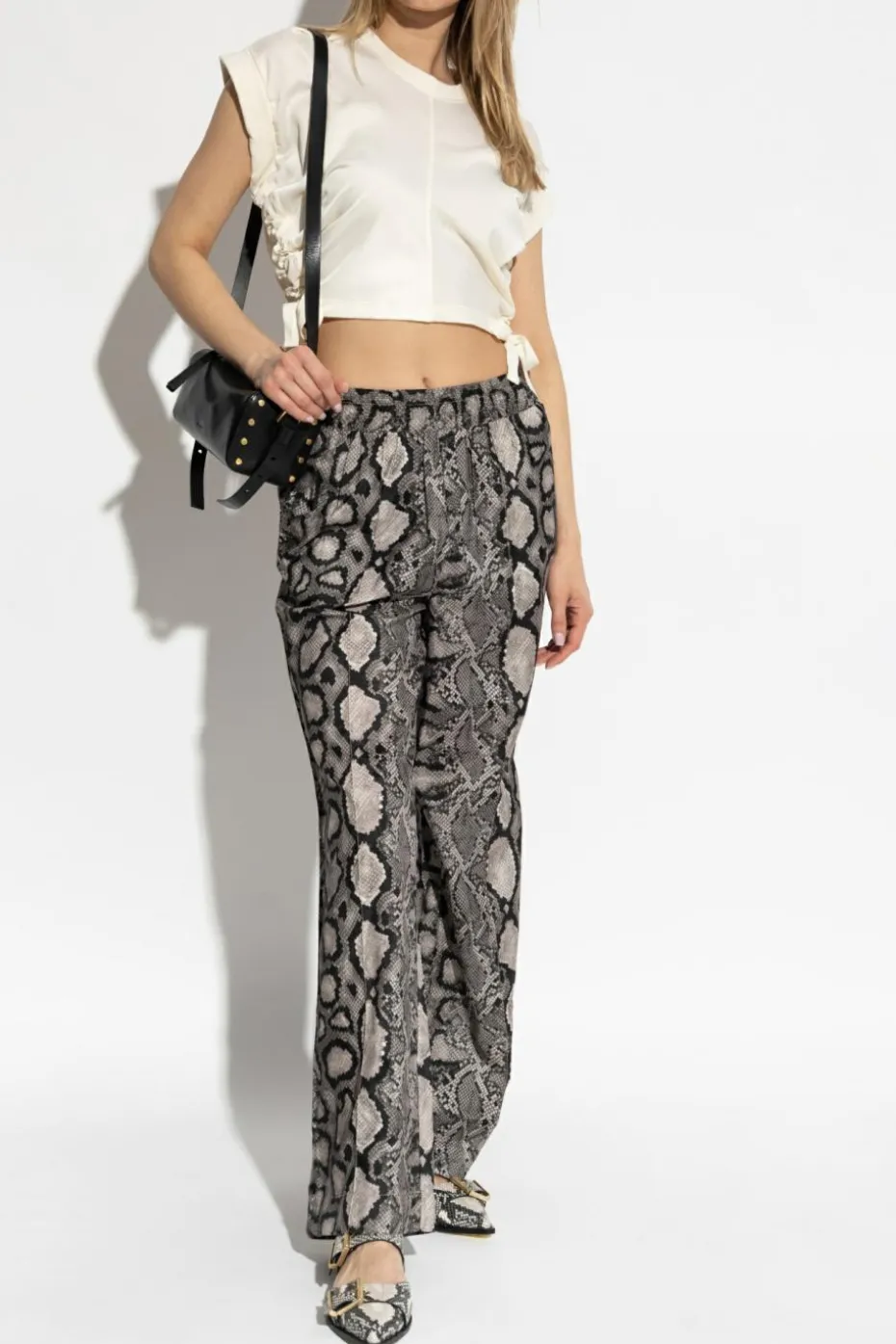AllSaints cream Top Mira