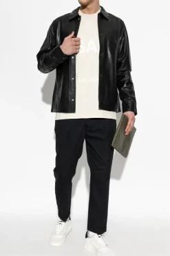 AllSaints cream T-shirt Biggy
