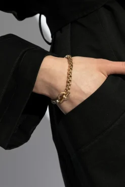 AllSaints GOLD Brass bracelet