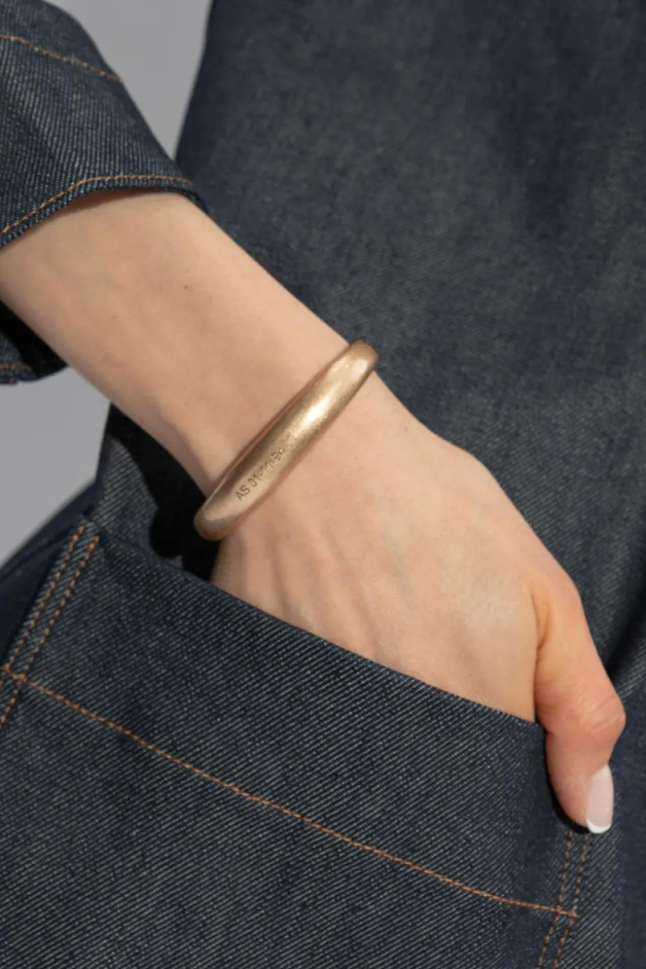 AllSaints GOLD Brass Bracelet