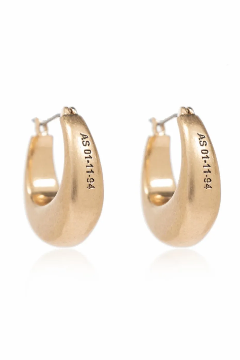 AllSaints GOLD Brass earrings