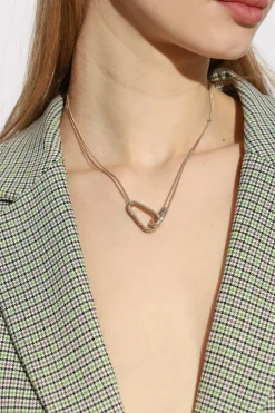 AllSaints GOLD Brass necklace
