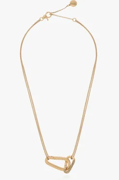 AllSaints GOLD Brass necklace