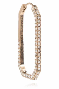 AllSaints GOLD Earrings with shimmering crystals