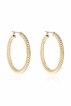 AllSaints GOLD Round earrings