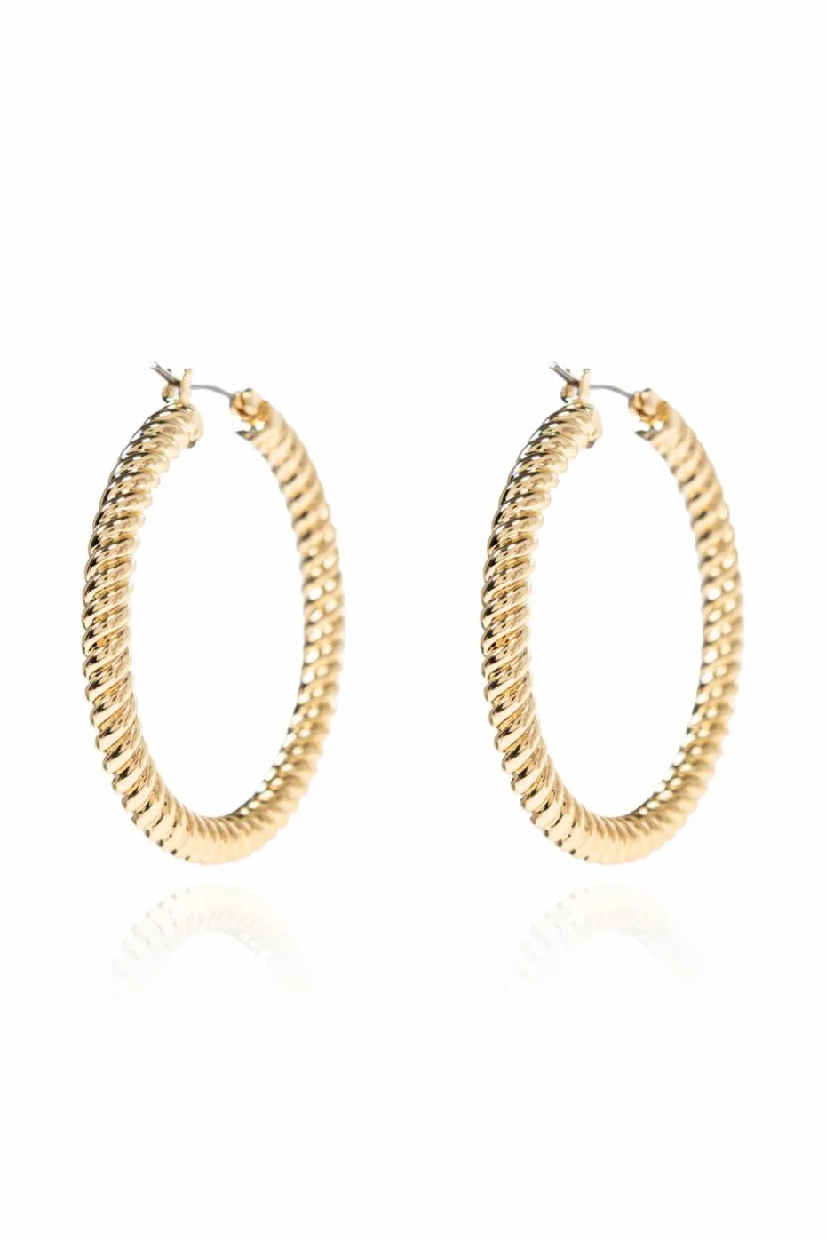 AllSaints GOLD Round earrings