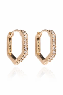 AllSaints GOLD Set of three pairs of earrings