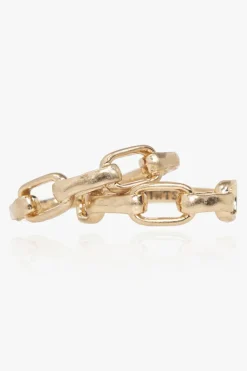 AllSaints GOLD Set of two rings
