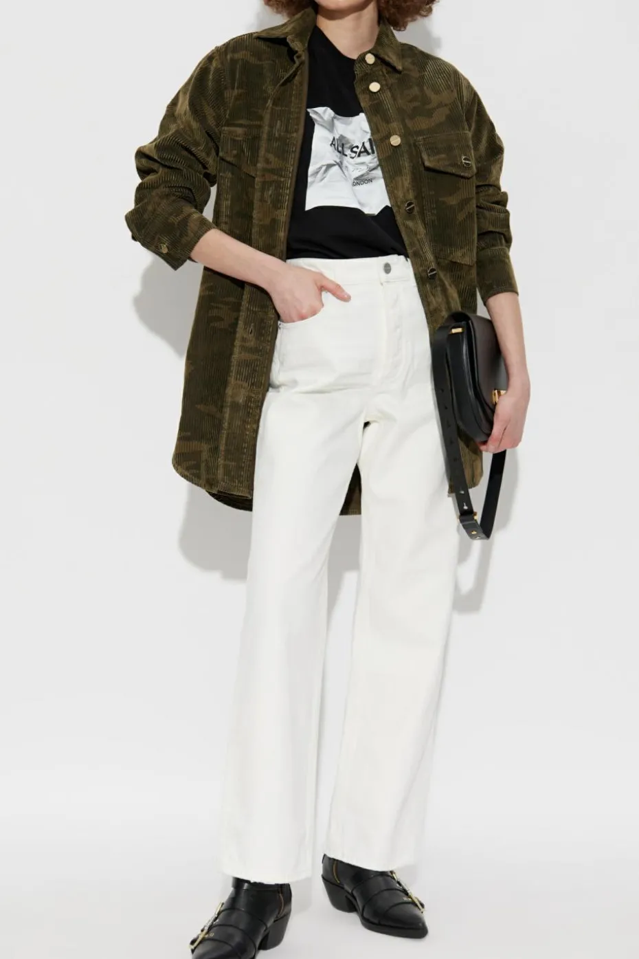 AllSaints GREEN Dress `Faye`