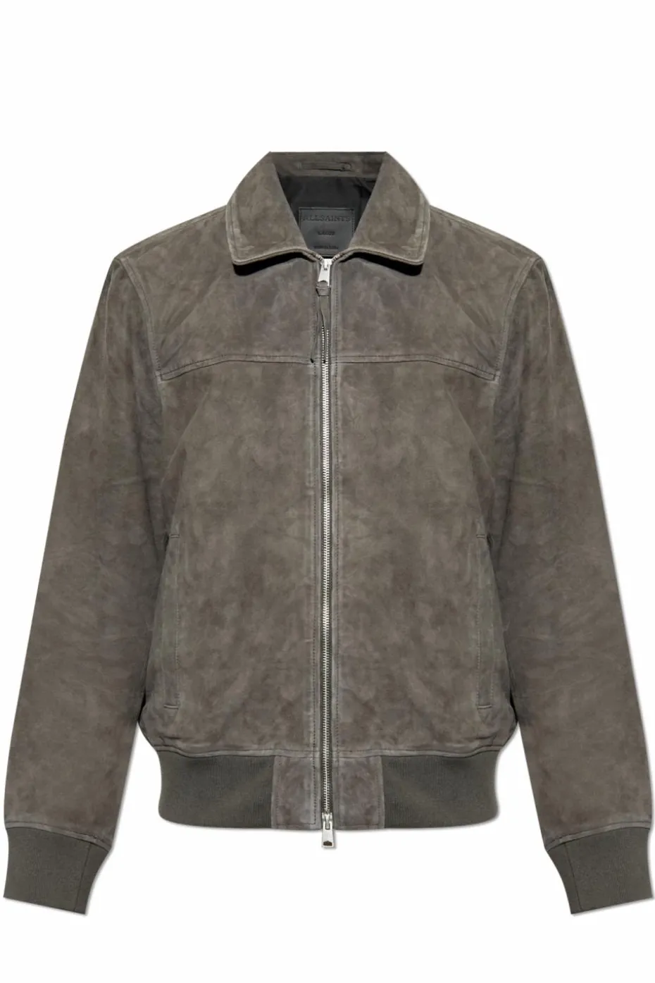 AllSaints GREY Leather jacket