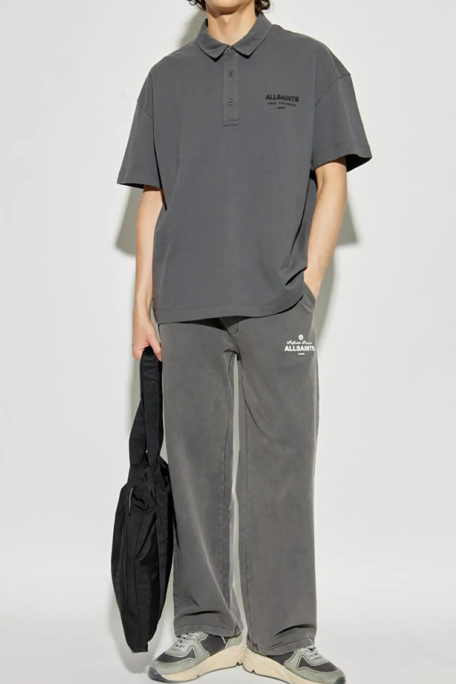 AllSaints GREY Polo "Xander"