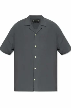 AllSaints GREY Short Sleeve Shirt Venice