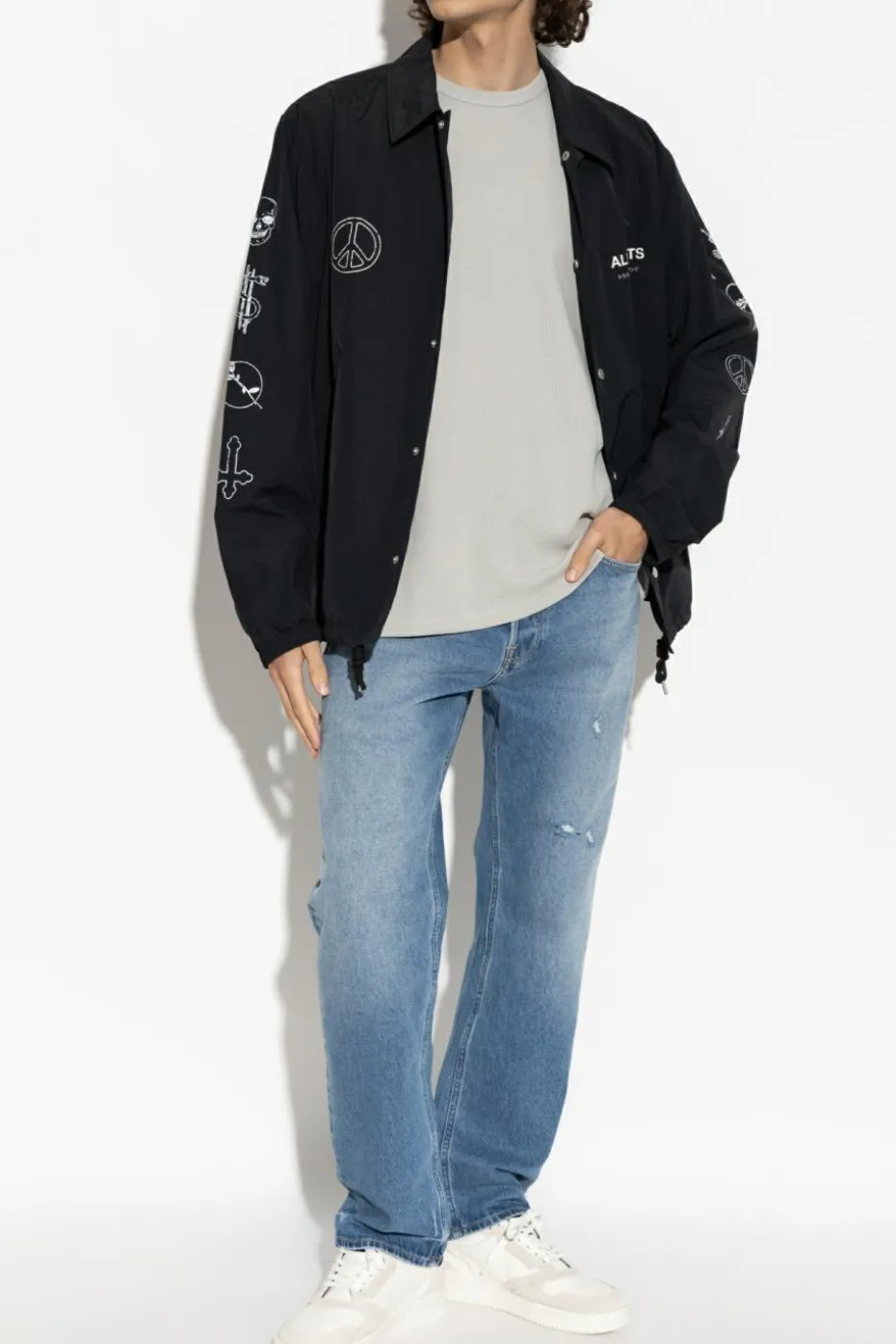 AllSaints GREY T-shirt 'Ellis'
