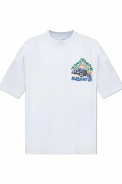 AllSaints light blue T-shirt "Pounce"
