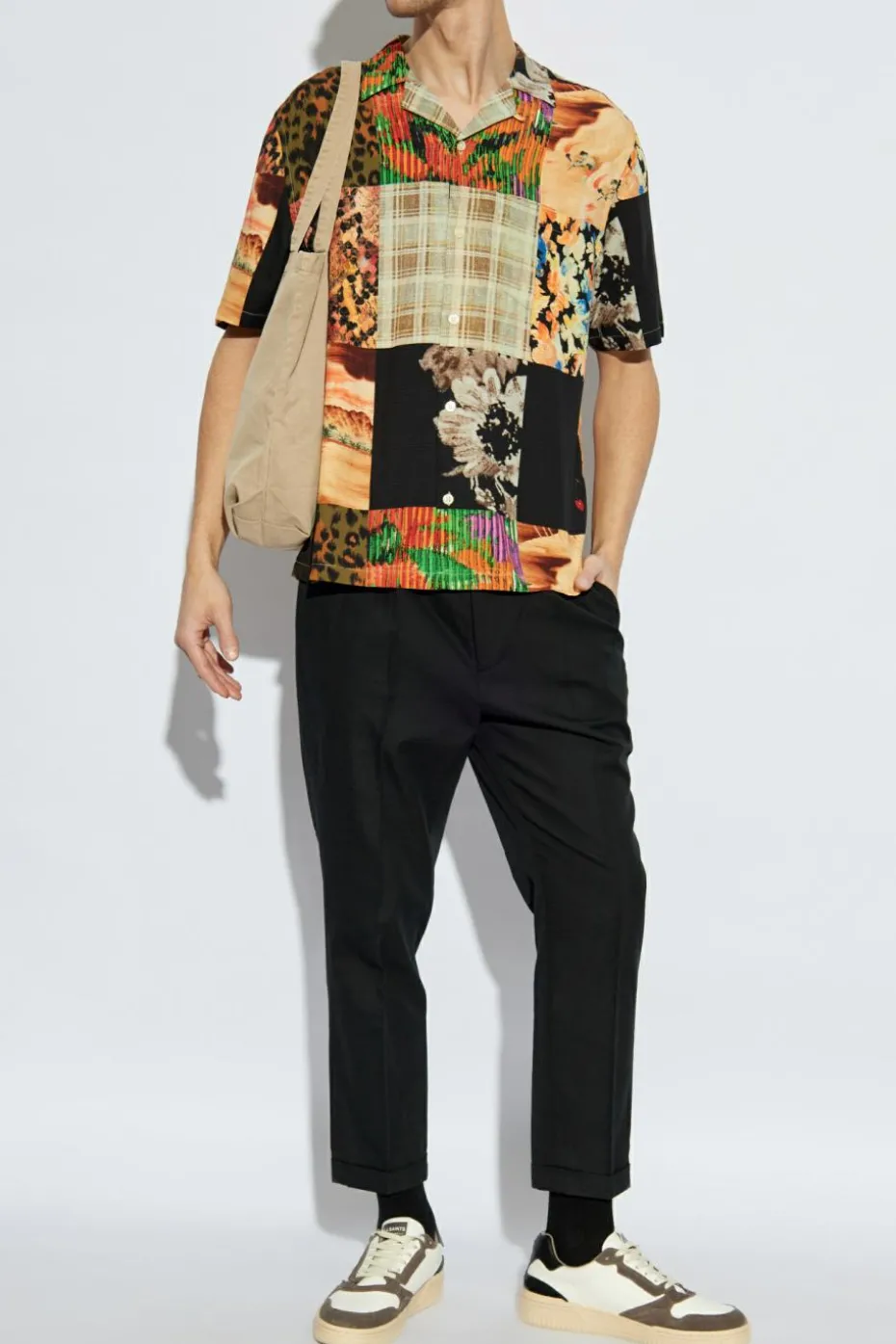 AllSaints MULTICOLOUR Patterned shirt Patche