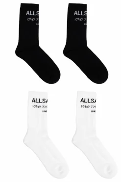 AllSaints MULTICOLOUR Two-pack socks Underground