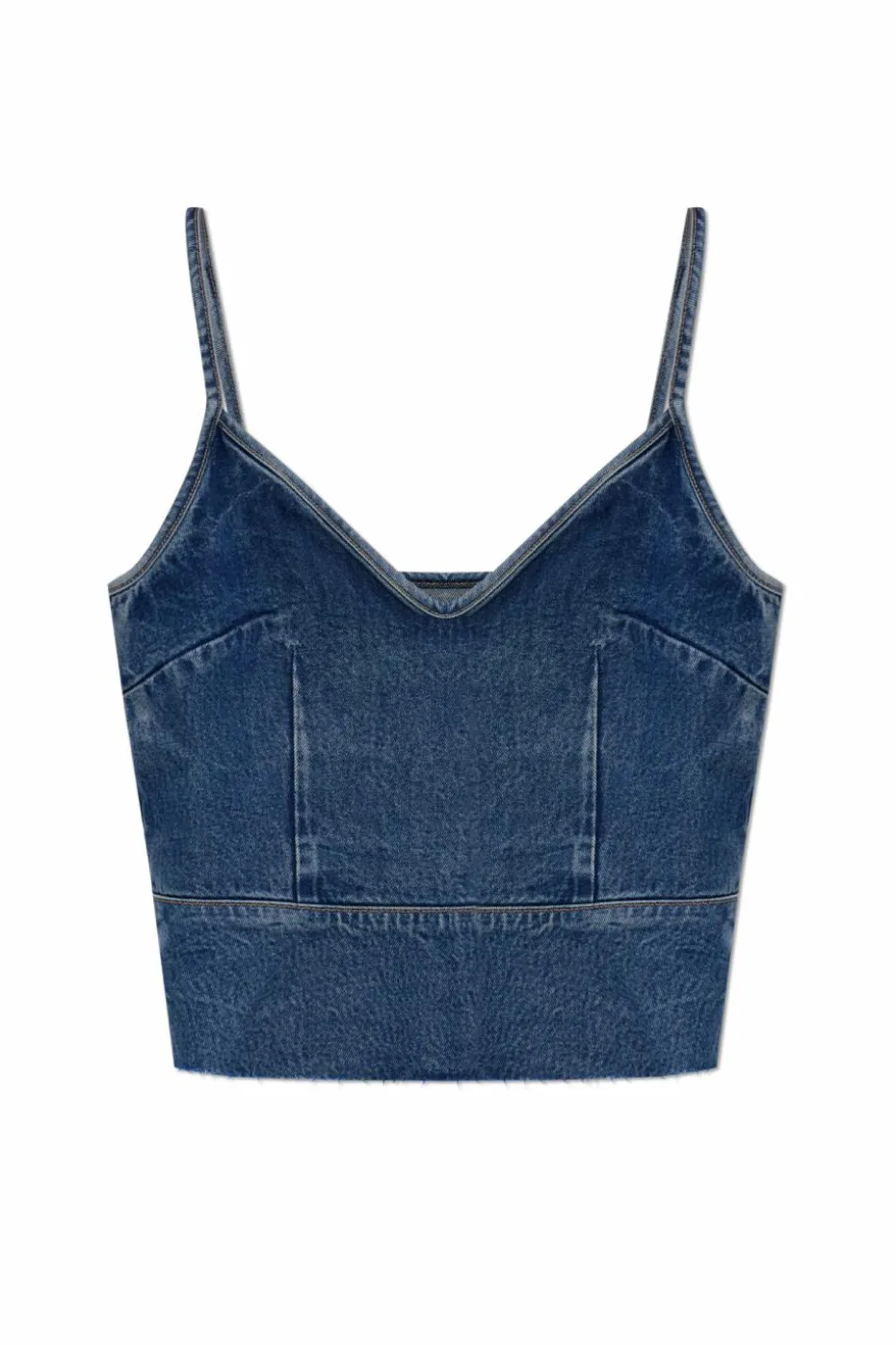 AllSaints NAVY BLUE Denim top `Lilah`