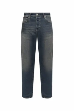 AllSaints NAVY BLUE Jeans Sid in skinny style