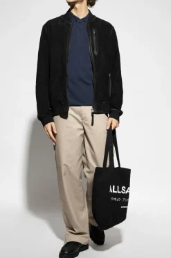 AllSaints NAVY BLUE Polo "Reform"