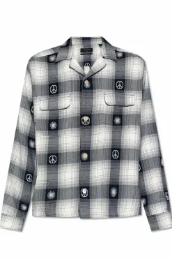 AllSaints NAVY BLUE Shirt "Castor"