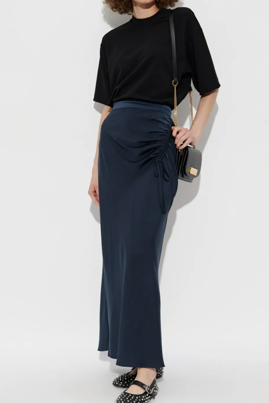 AllSaints NAVY BLUE Skirt "Alexia"