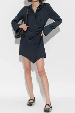 AllSaints NAVY BLUE 'Tira Mini' dress