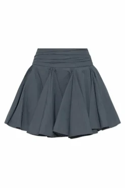 AllSaints NAVY BLUE "Tulip" skirt with shorts