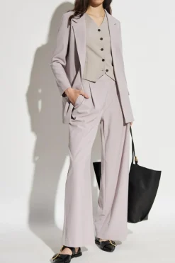 AllSaints PURPLE Pants Aleida