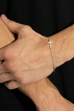 AllSaints SILVER Brass bracelet